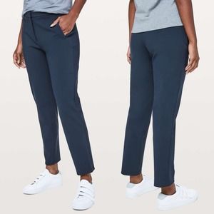 lululemon athletica Navy Straight-Leg Ponte Pants